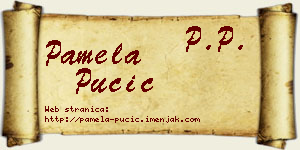Pamela Pučić vizit kartica
